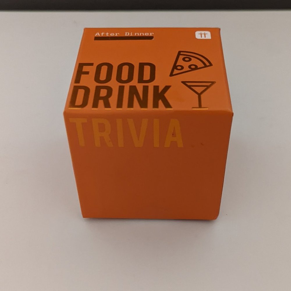 After Dinner Food and Drink Trivia Questions Game
